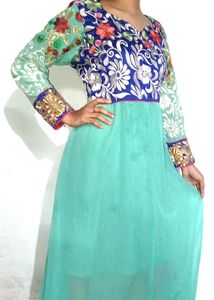 Embroidery Work Trend Frock