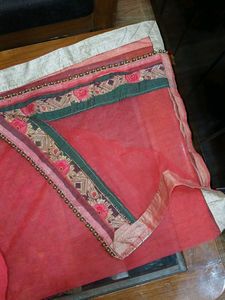 Emerald Green Embroidered Sharara set