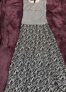 B&amp;W long gown
