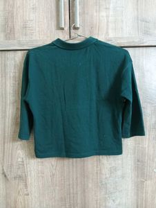 TEAMSPIRIT GREEN CROP TOP