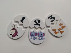 Price reduced CRACKER EGGS Number Puzzle