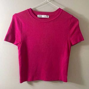 Zara Hot Pink Top