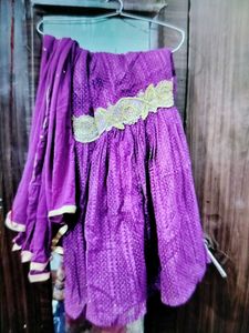 Puple Gharara Set