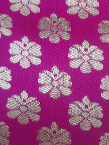 Beautiful New Hot Pink Banarasi Saree With Blouse