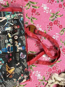 Funky Graphic Print Tote Bag