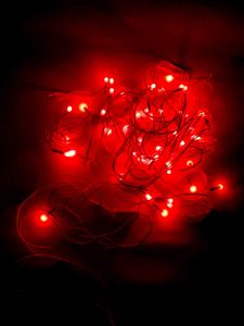 Bell Red Led String Light