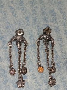 Floral Dangle Earrings