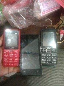 3 Phone With Battery Batter Working