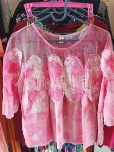 Designer Pink Top