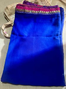 Blue Saree