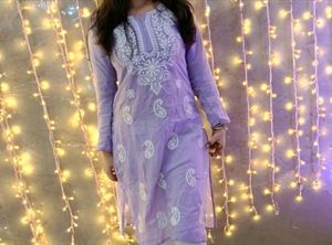Chikankari Kurti N Pant