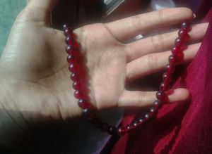 Maroon Beads Necklace