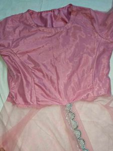 Pink Lehenga Top