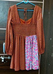 Floral Print Fit &amp; Flare Dress