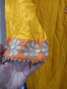 Elegant Yellow Sharara Set