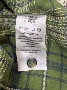 Green Plaid Flannel Shirt