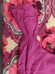 Stylish Maroon Top with Floral Design