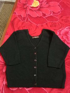 Classic Black Cardigan/blouse