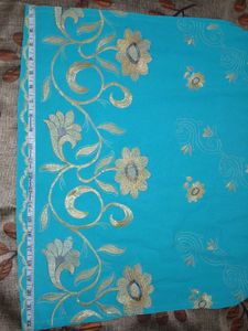Blue Floral kurta