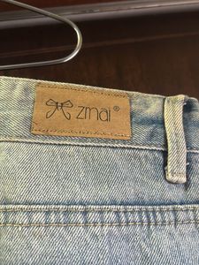 Distressed Light Blue Denim Shorts