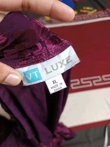 burnout velvet shrug...size mentioned XL...