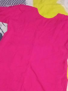 Pink Embroidered Kurta