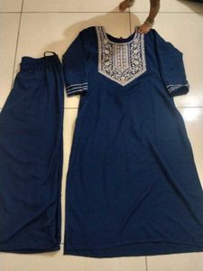 Elegant Blue Kurta Set