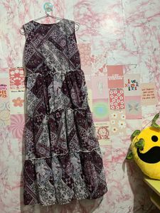 Rare Maxi dress🎀/ violet dress