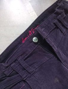 Purple Denim Jeans For Girls