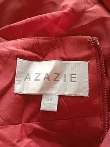 Elegant  Rust Maxi Azazie Dress(A8)