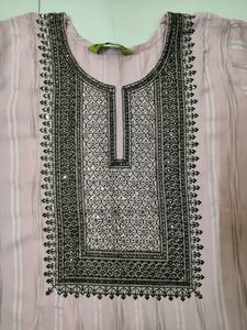 Superb 🍑kurta black⚫plazo