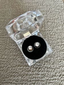 Crystal Solitaire Earrings