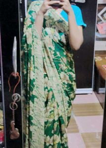 Floral Print Saree