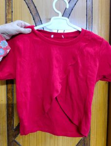 Red Crop Top