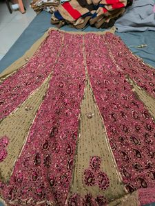 Lengha Made With Saree