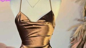 Satin Short Frock