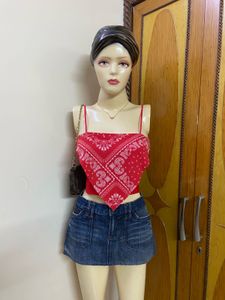 Bandana Padded Top