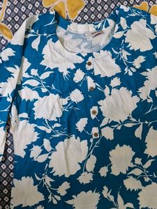 Floral Print Women's Kurta