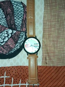 Stylish Brown Leather Watch