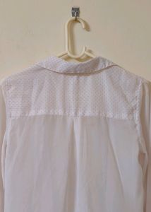 ONLY White Translucent Shirt