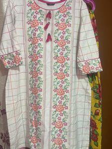 Azira Floral Print Kurta with Dupatta