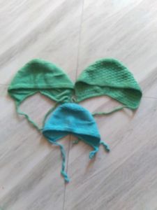 Hand knitted Woollen Cap for babys