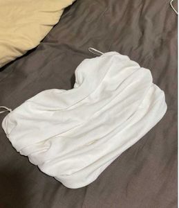 ZARA Bandeau Ruched Top