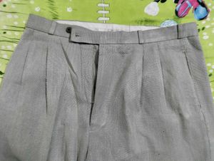 Mens Light Grey Formal Pants