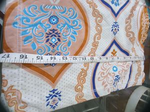 Double size bedsheet +two pillow covers.