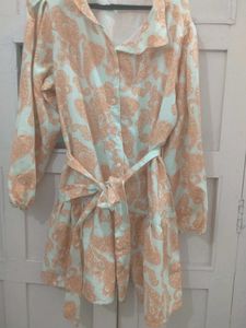 Rayon Ethnic Western Midi Dress