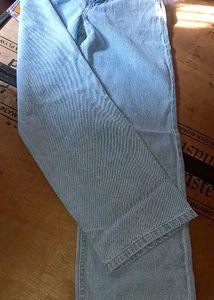 Flared Blue Denim Jeans
