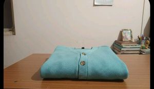 Light Blue Knit Cardigan