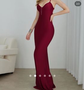 Maroon Bodycon Dress