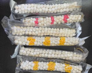Hair Gajra In Artificial Mogra Flowers